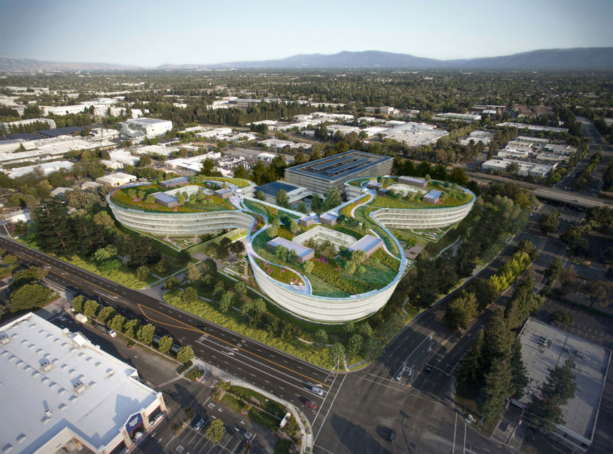  HOK progetta il più recente campus della Silicon Valley di Apple